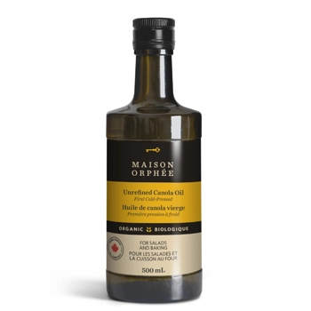 Huile de canola vierge bio