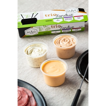 Trio sauce à fondue