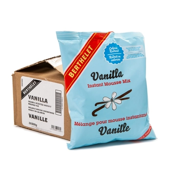 Mélange pour mousse instantanée réduit en calories vanille