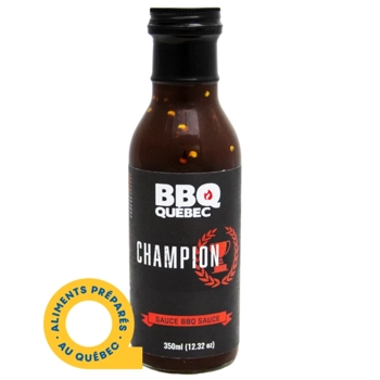 Sauce Champion BBQ Québec.
