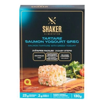 Salmon Tartar with Greek Yogourt