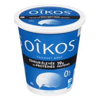 Yogurt Greek 0% - Plain  High protein 19g