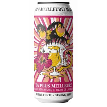 Bière forte Ta Plus Meilleure - Neipa pêche et fruits de la passion