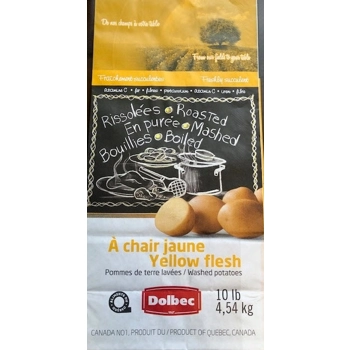 Pommes de terre jaunes de table