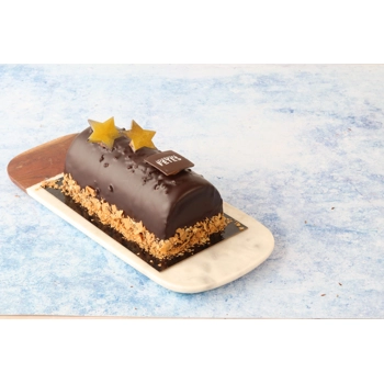 Le rocher chocolate & hazelnut log