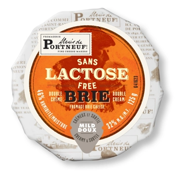 Fromage brie sans lactose 32% double crème