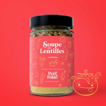 Soupe aux lentilles végétarienne