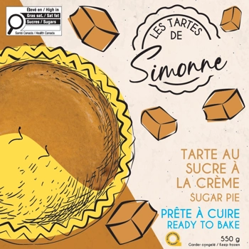 Sugar pie (ready to bake)