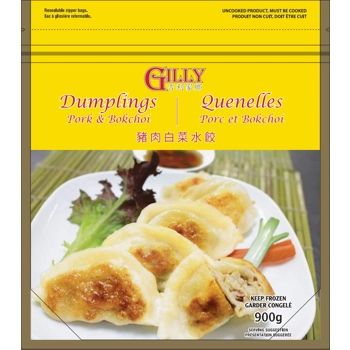 GA-3 : GILLY -  PORK & BOKCHOI DUMPLINGS