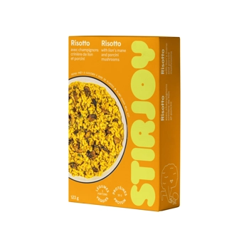 Risotto avec champignons crinière de lion et porcini