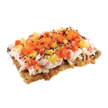 Pizza sushi crevette