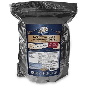 Farine Tout-Usage «La Merveilleuse» (Sans riz, biologique et sans gluten)