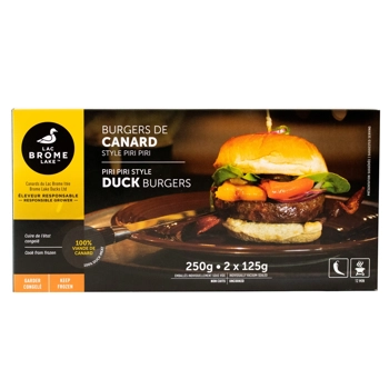 Burgers de canard style piri piri