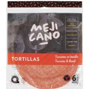 Tortillas Tomates & Basilic 12"