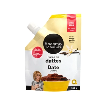 Purée de dattes à la Vanille (sans sucre raffné ajouté)