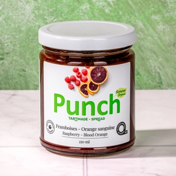 Organic Raspberry and blood orange organic spread