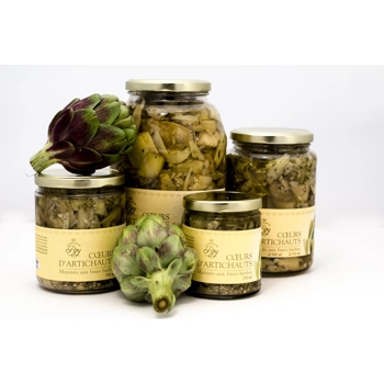 Coeurs d'artichauts marinés aux fines herbes