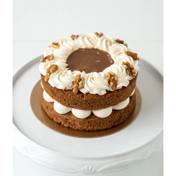 Carrot, caramel & cream cheese cake