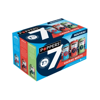 Poppers Caisse mixte 7% 6x355mL