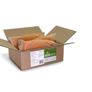 Sauce rosée congelée.