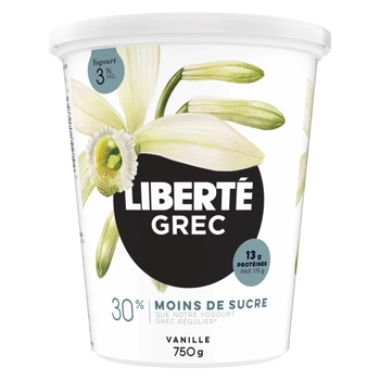 Greek Yogurt 3% Less Sugar Vanilla