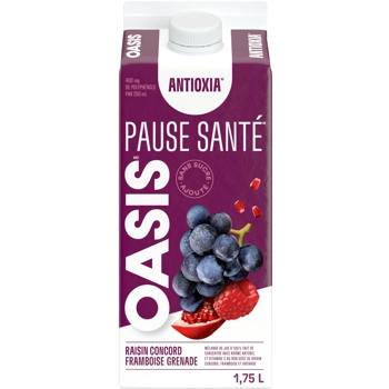 Jus Raisin concord-Framboise-Grenade Antioxia