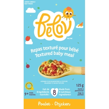 Textured baby meal chicken
