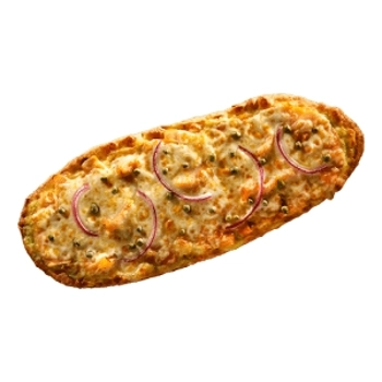 pizza gourmet saumon fumé.