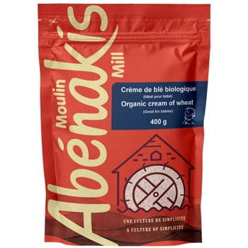 Crème de céréales de blé biologique