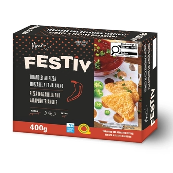 Triangles au pizza mozzarella et jalapeno FESTIV