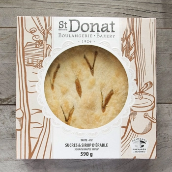 Sugar & maple syrup pie