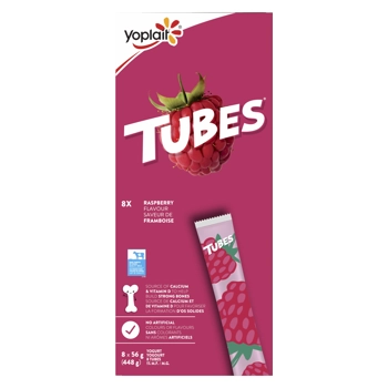 Yoplait Tubes Raspberry 1%