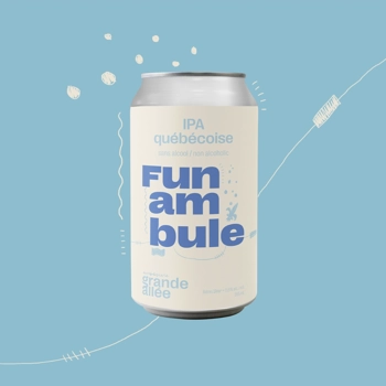 Bière Funambule IPA québécoise sans alcool