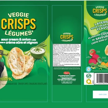 CRISPS LEGUME saveur de crème sure et oignon