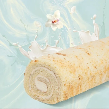 Gâteau Roulé de bûche vanille