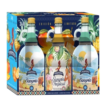 Pepito Trio (Sangria Bleu Pacifique & Tropical)