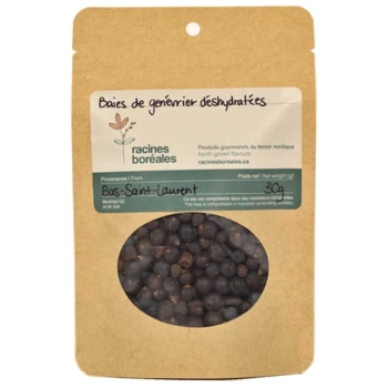 Dehydrated juniper berries
