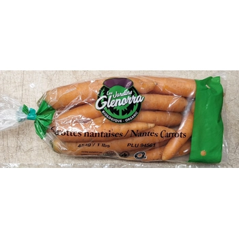 Carottes orange Nantes Biologique