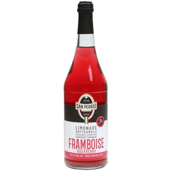 Limonade pétillante à la framboise