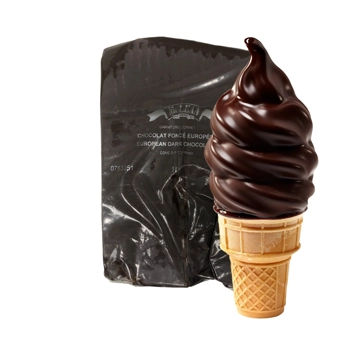 Sauce pour coupe glacée chocolat foncé européen