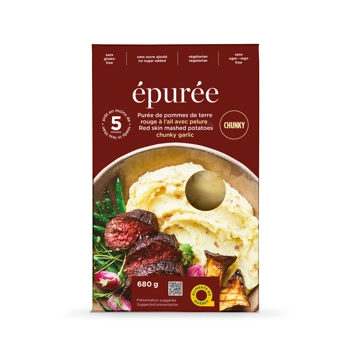 purée pomme de terre rouge à l'Ail