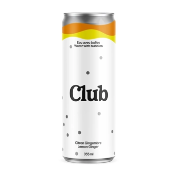 Club Eau pétillante Citron-Gingembre