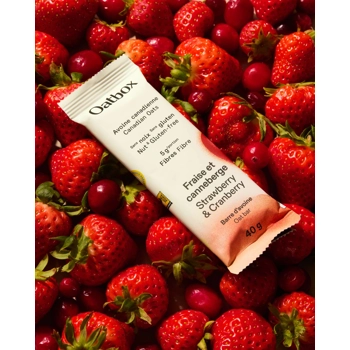 Barre d'avoine Fraise et canneberge
