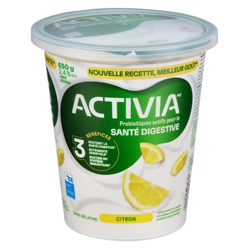 Yogourt Probiotiques Actifs Citron
