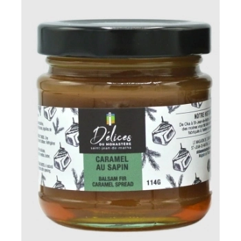 Balsam fir caramel spread