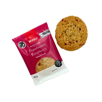 Biscuit avoine et framboise