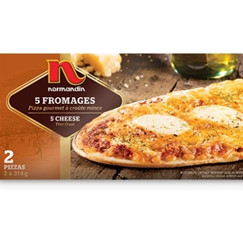 Pizza gourmet 5 fromages.