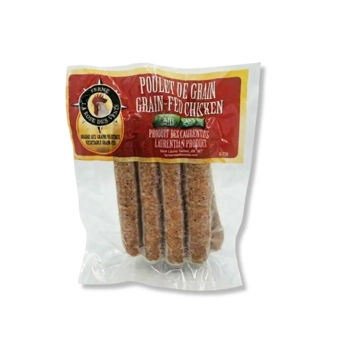 Saucisse de poulet de grain