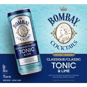 Bombay Classique Tonic & Lime