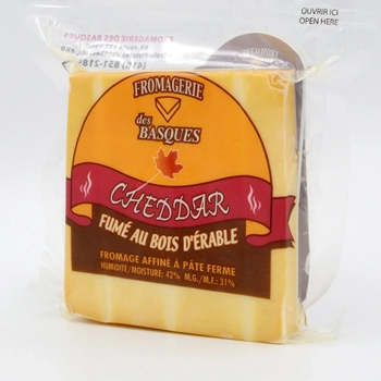 Cheddar fumé au bois d'érable
